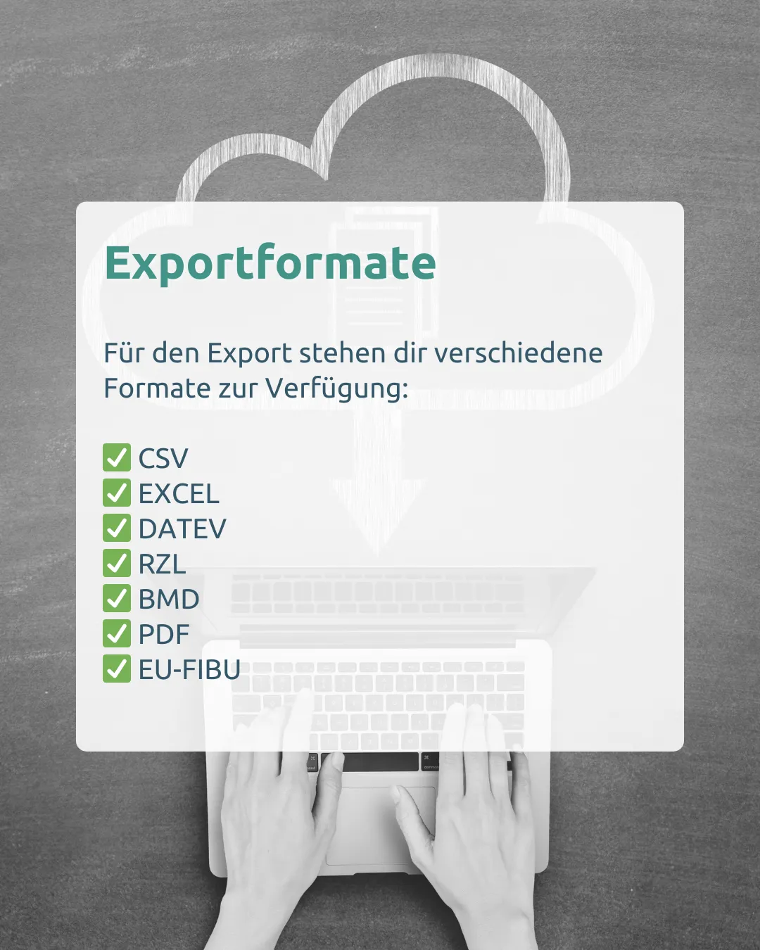 Exportformate in easyWerkstatt